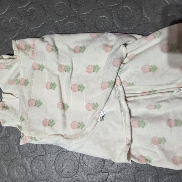 Halo SleepSack with Pink and Yellow Floral Design - Picture 1 of 6